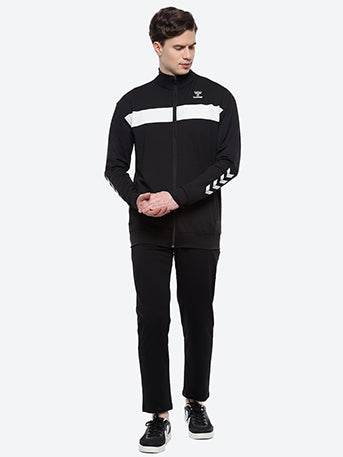 Griz Men's All weather Regular Fit Track Suit with Zipper and Pockets Comfortable Breathable Stretchable Soft Fabric For Everyday Use Ideal for Gym Training or Running Loungwear - Hummel India