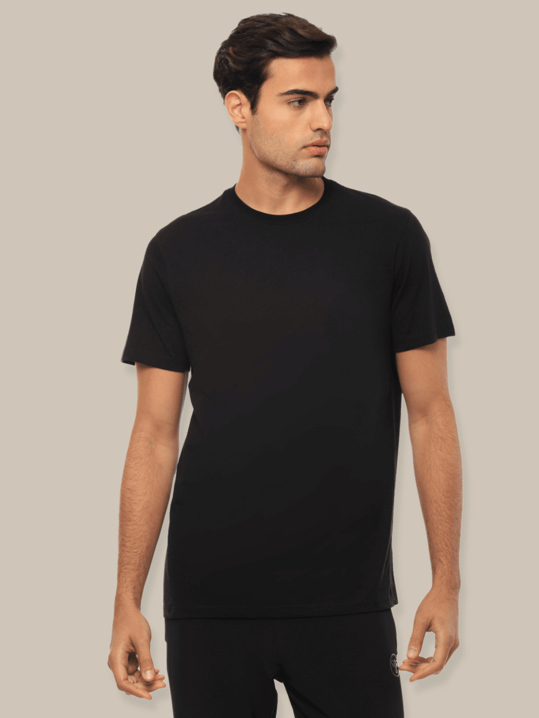 Hummel Men Black B2B Round Neck Cotton - Hummel India