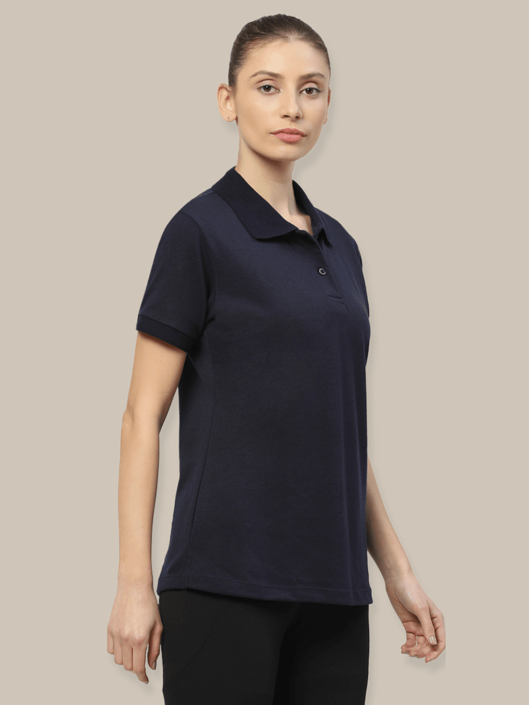Hummel Kelci Womens Navy B2B Polo - Hummel India