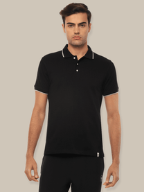 Hummel Men Black B2B Polo Cotton Tipping - Hummel India