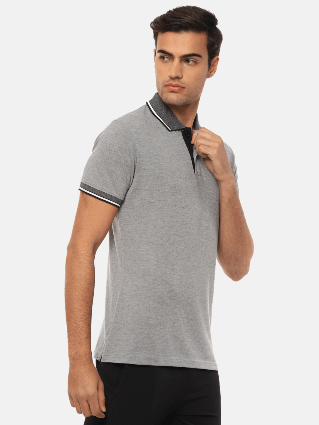 Hummel Eunike Men Grey Tshirt B2B Polo - Hummel India