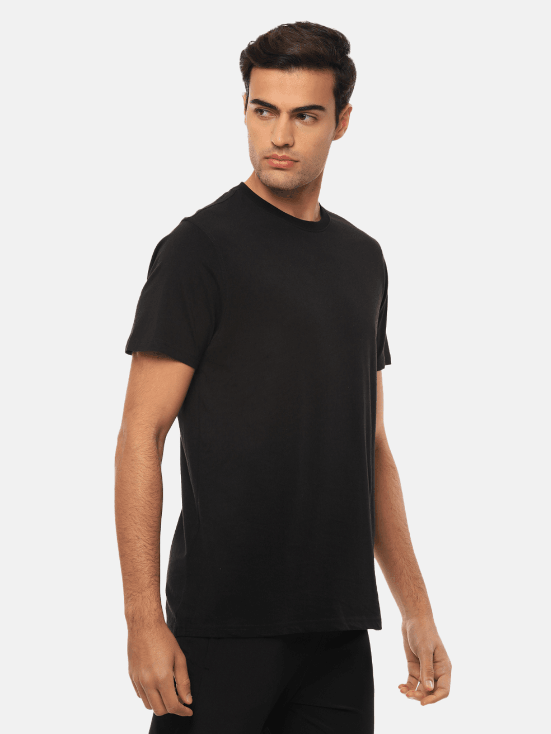 Hummel Men Black B2B Round Neck Cotton - Hummel India
