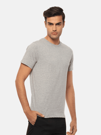 Hummel Men Grey B2B Round Neck Cotton - Hummel India
