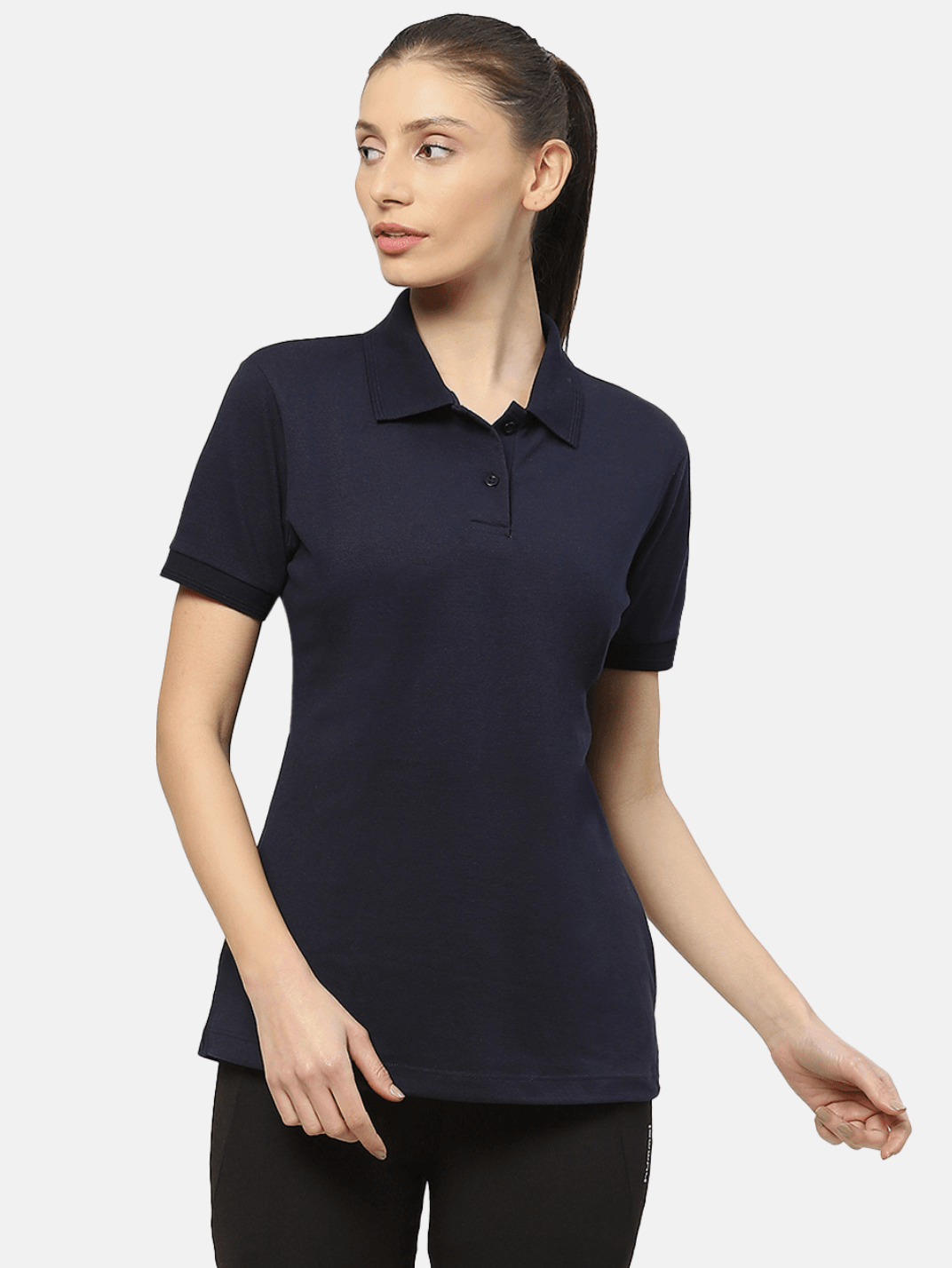 Hummel Kelci Womens Navy B2B Polo - Hummel India