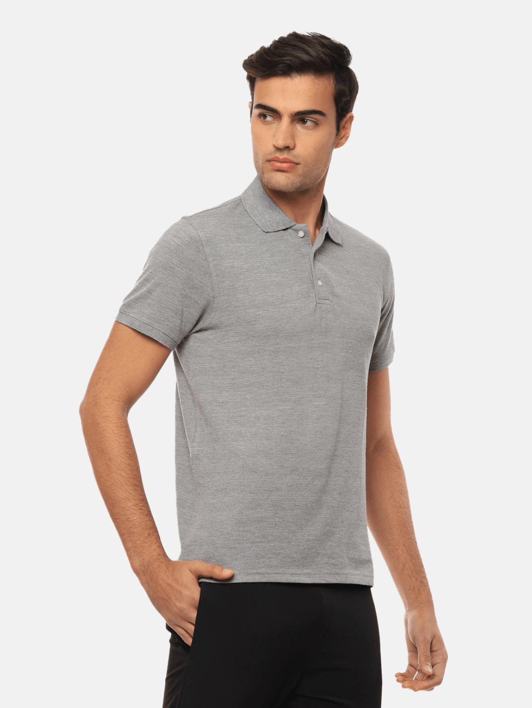 Hummel Men Grey B2B Polo - Hummel India