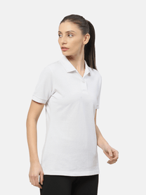 Hummel Kelci Womens White B2B Polo - Hummel India