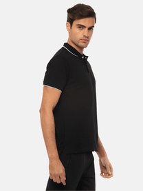 Hummel Men Black B2B Polo Cotton Tipping - Hummel India