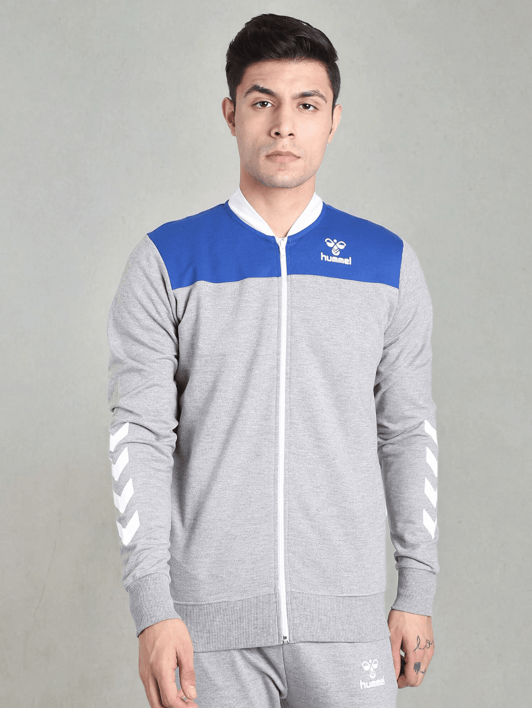 Toppus Cotton Poly Track Jacket - Hummel India