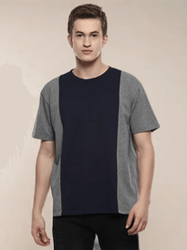 Coal Color Block Oversized T-Shirt - Hummel India