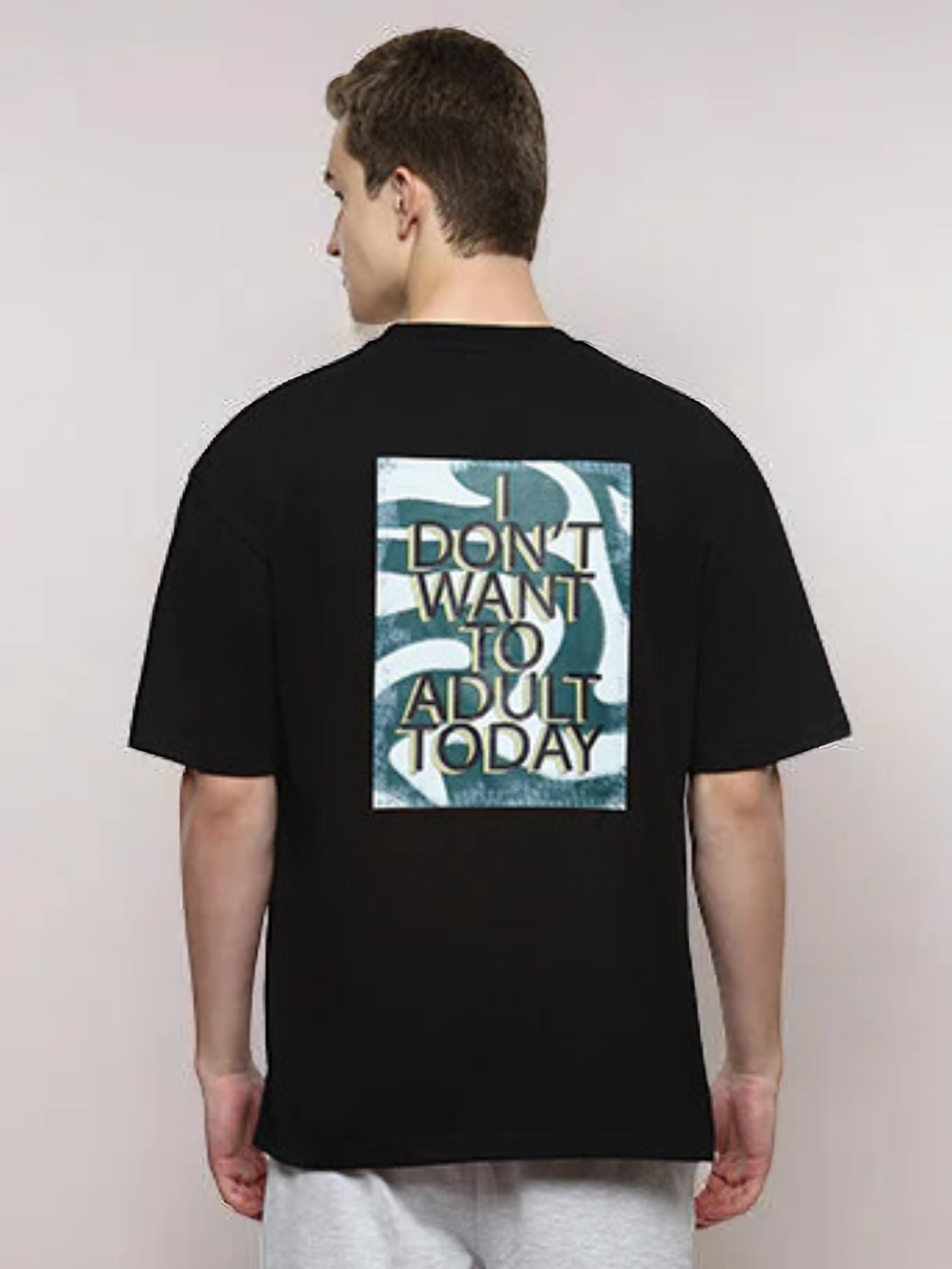 Steeze Men's Oversized T-shirt for men in black