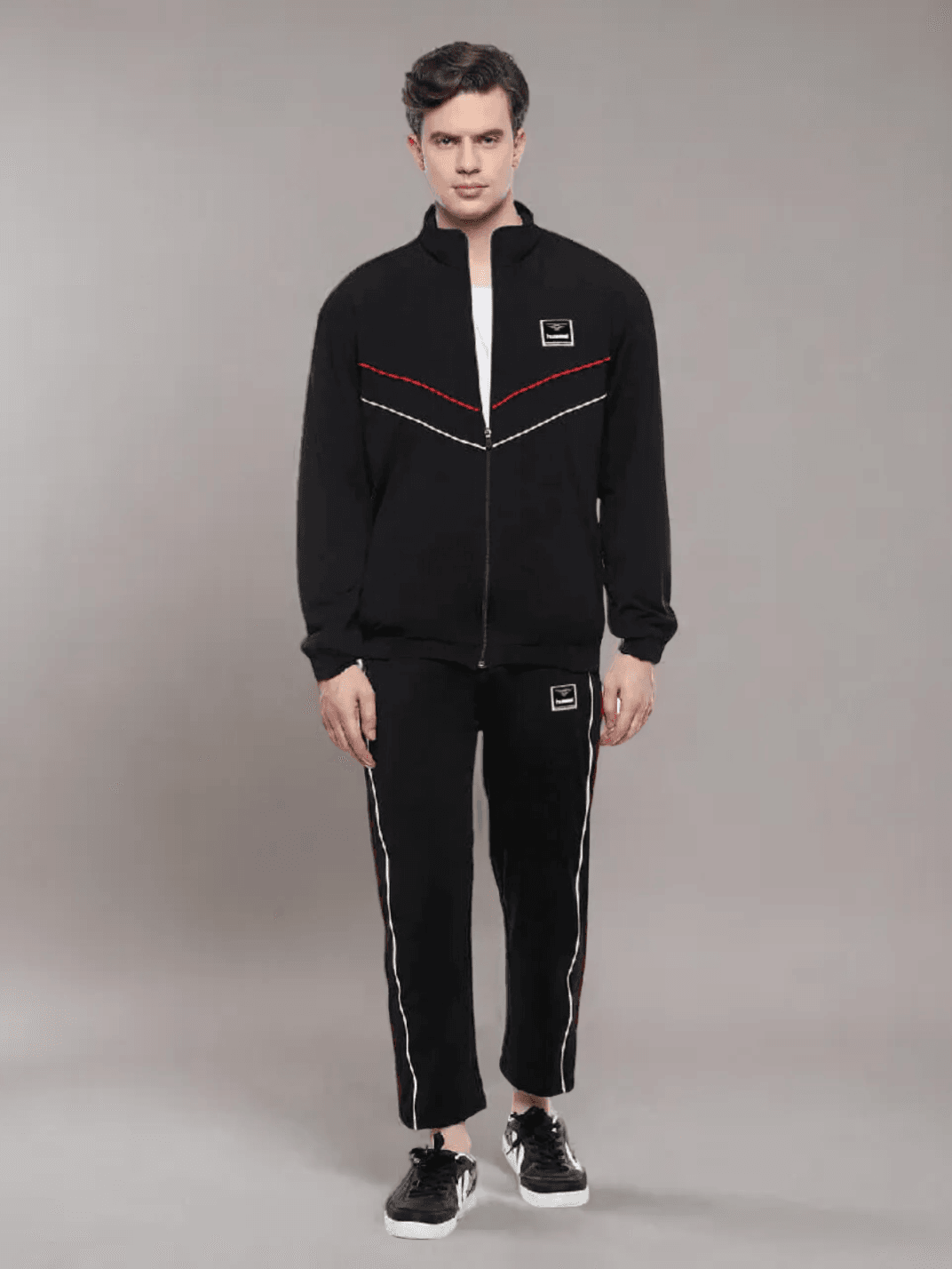 Mens top black tracksuit