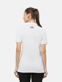 Hummel Kelci Womens White B2B Polo - Hummel India