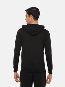 Hummel Elwin Men Black B2B Zipper Hoodie - Hummel India