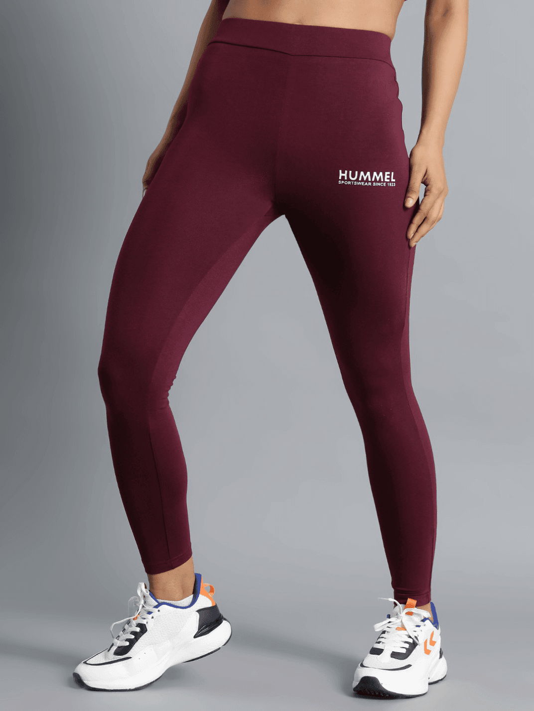 Daily Slim Fit Cotton Elastane Tights - Hummel India