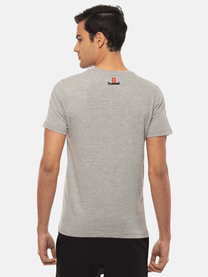 Hummel Men Grey B2B Round Neck Cotton - Hummel India