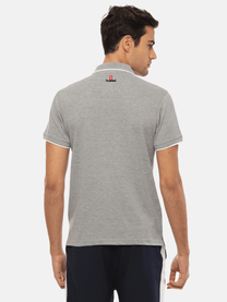 Hummel Men Grey B2B Polo Cotton Tipping - Hummel India