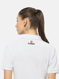 Hummel Kelci Womens White B2B Polo - Hummel India