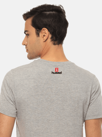 Hummel Men Grey B2B Round Neck Cotton - Hummel India