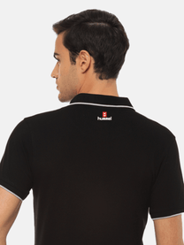 Hummel Men Black B2B Polo Cotton Tipping - Hummel India