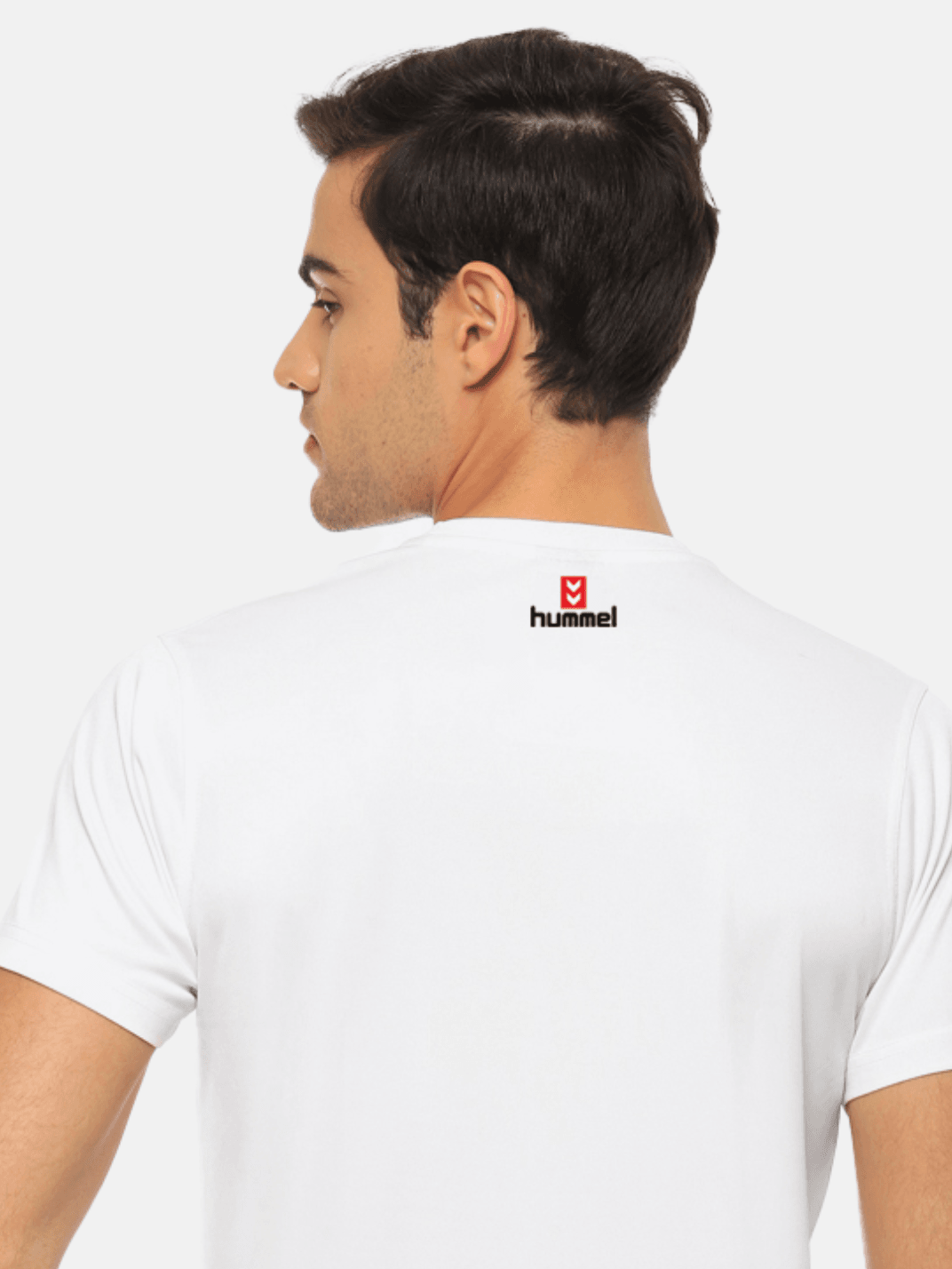 Hummel Men White B2B Round Neck Cotton - Hummel India