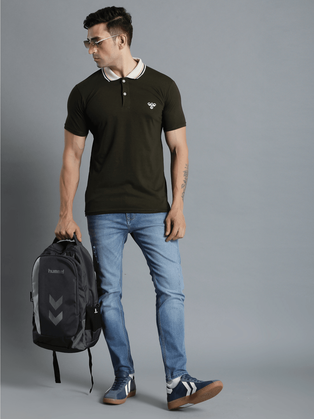 Jet Laptop Grey Backpack - Hummel India