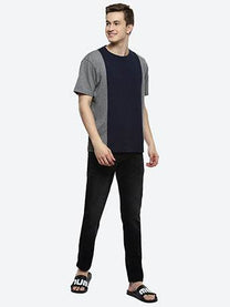 Coal Color Block Oversized T-Shirt - Hummel India