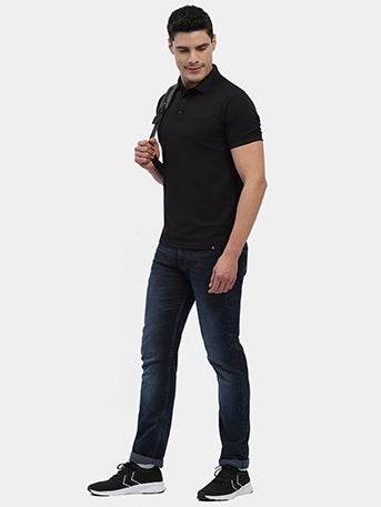 Hummel Men Black Jaye Sports Polo Collar Tshirt - Hummel India