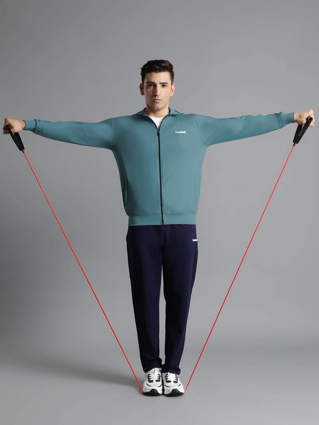 Promo All-Weather Polyester Tracksuit - Hummel India