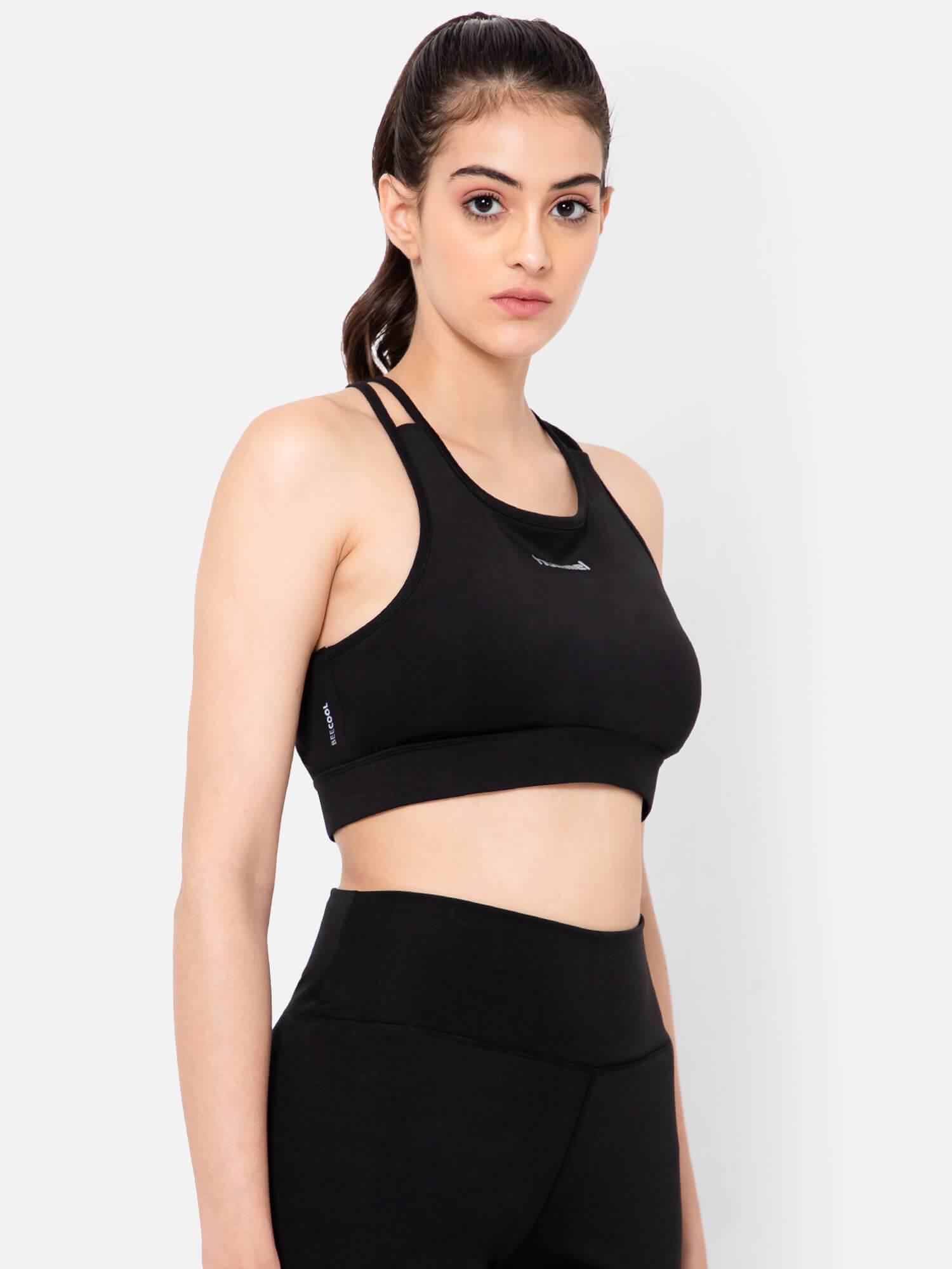 Nigel Poly Spandex Bra - Hummel India