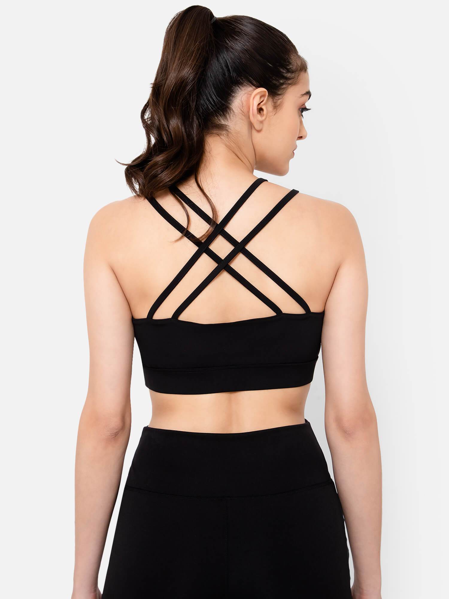 Nigel Poly Spandex Bra - Hummel India