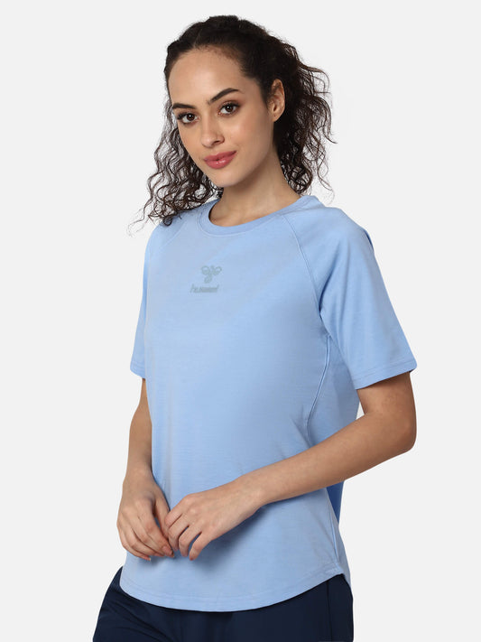 Blossom Women Blue T-Shirt