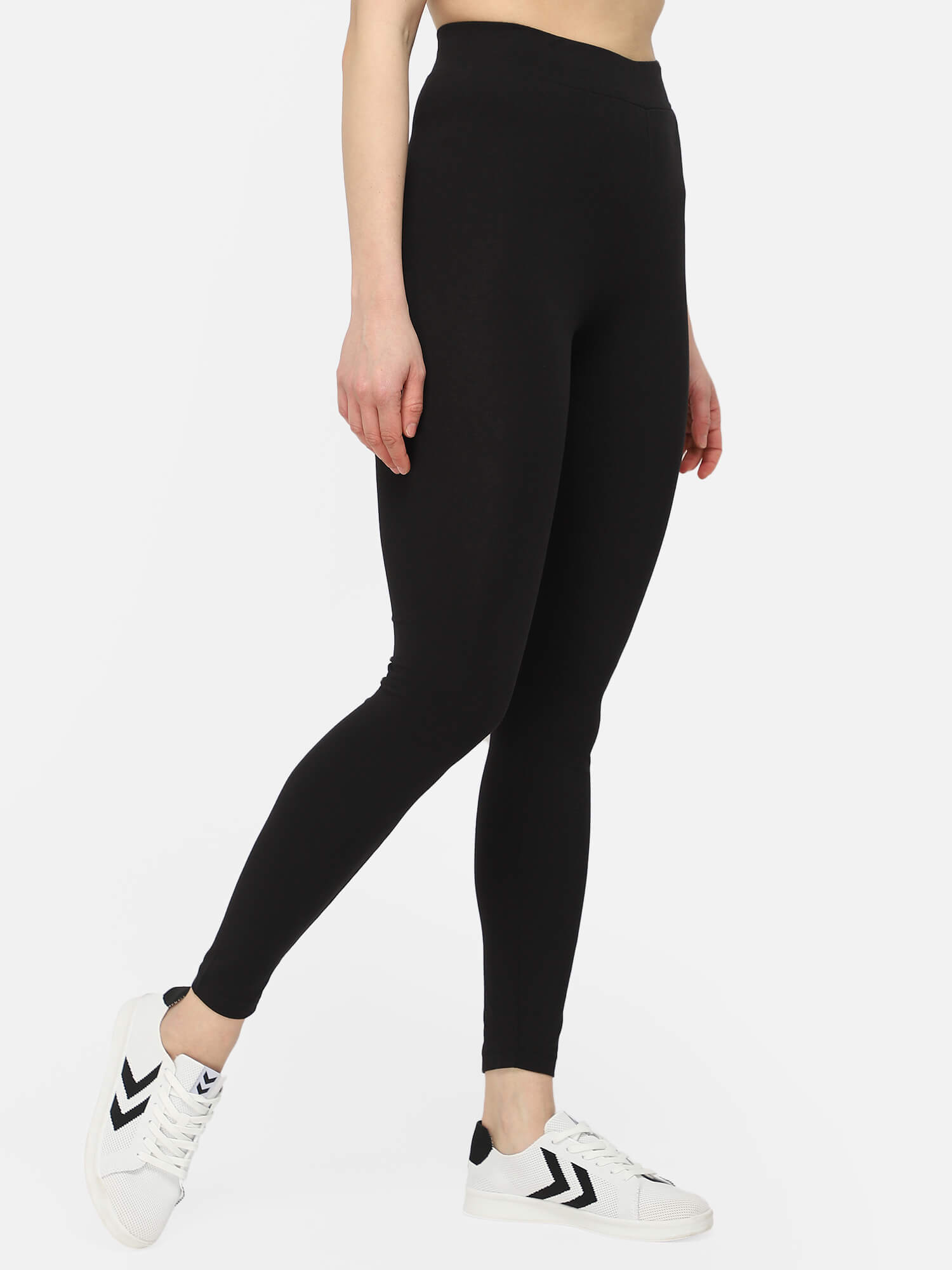 Cate High Waist Black Tights for Women