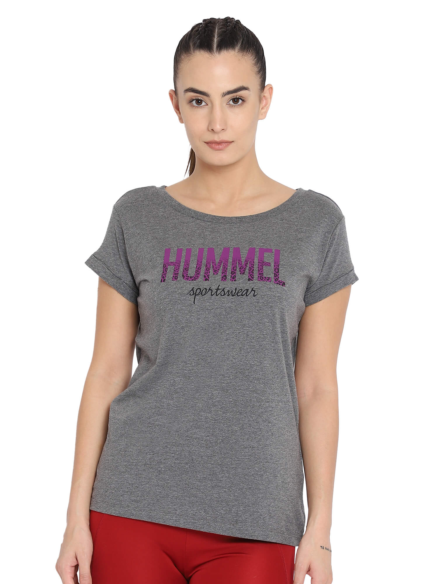 Elviria Grey T-Shirt for Women