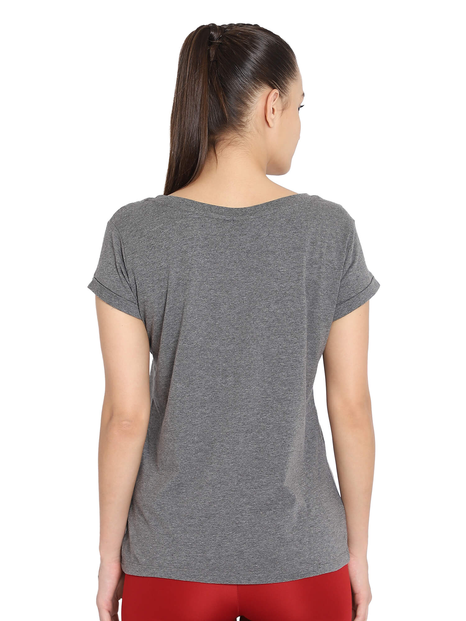 Elviria Grey T-Shirt for Women
