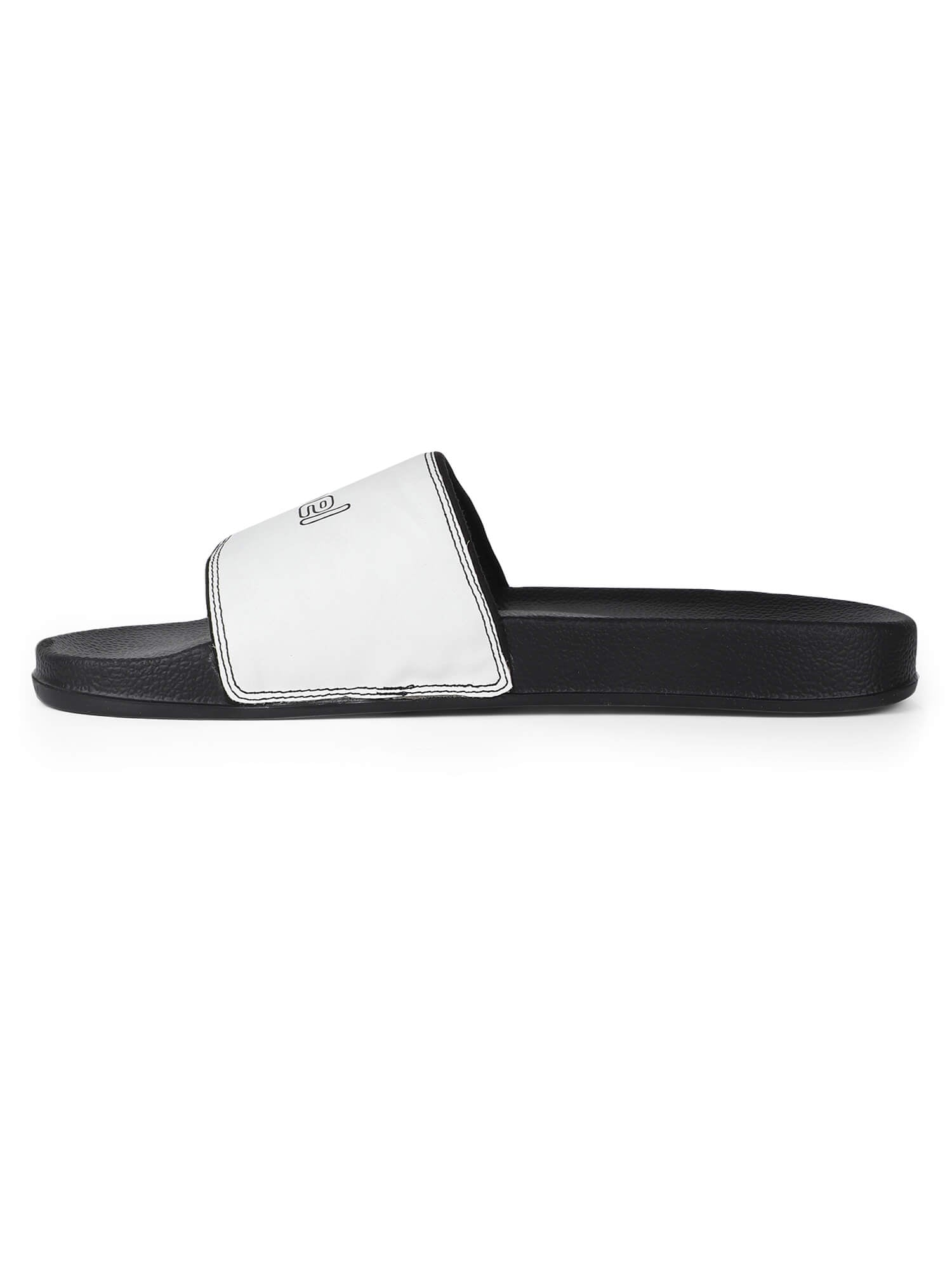 Groove White Slider for Men