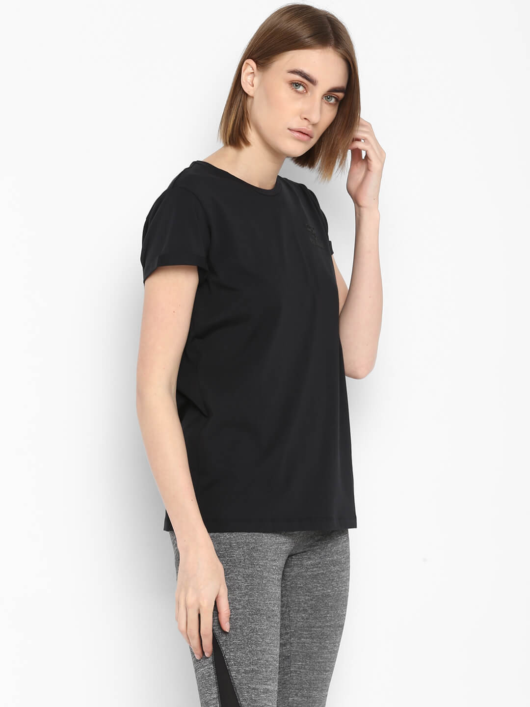 Isobella Black T-Shirt for Women