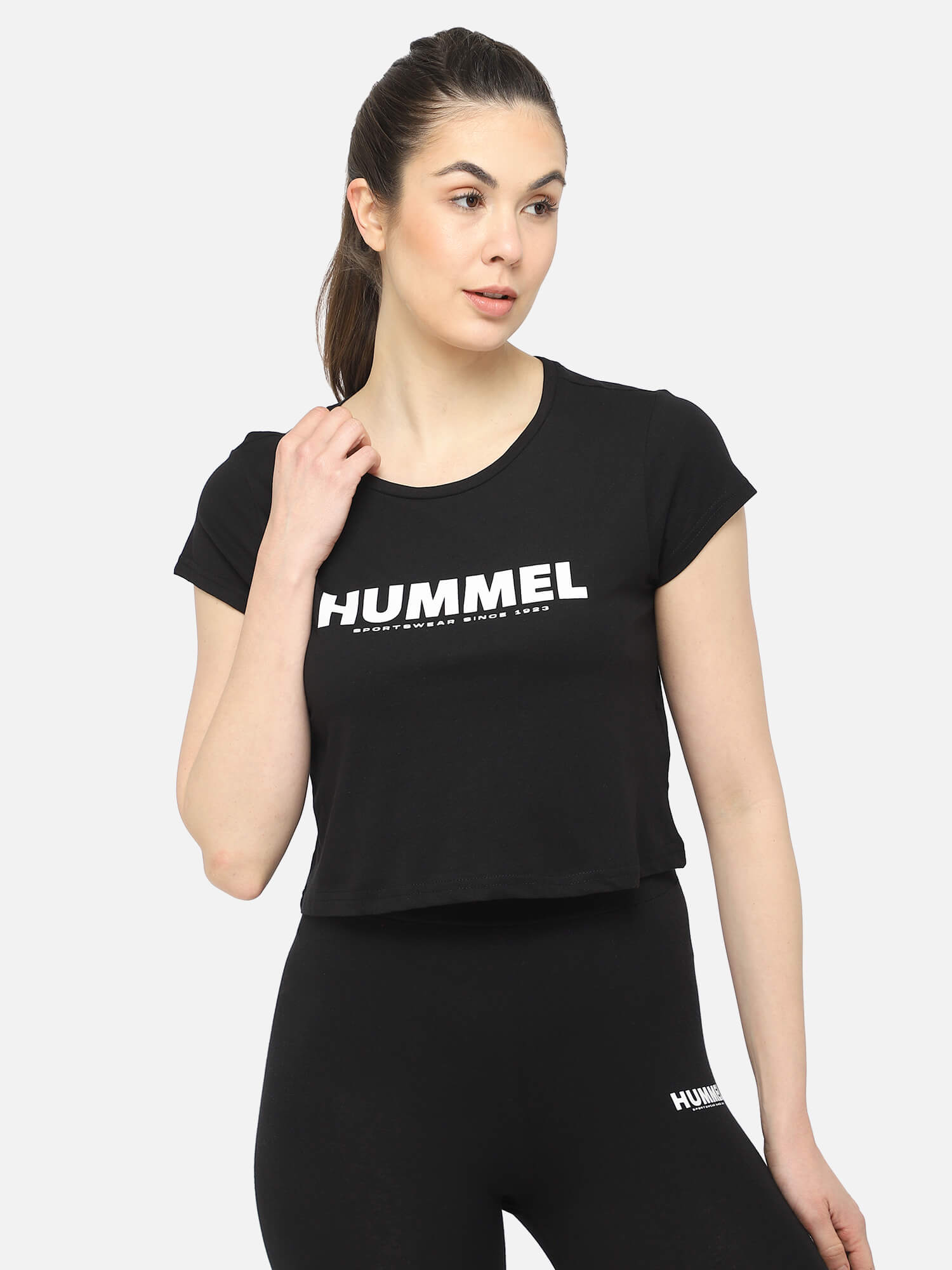 Legacy Cropped Black T-Shirt for Women