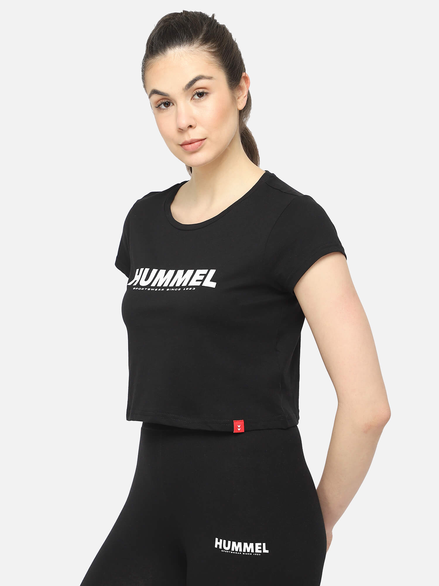Legacy Cropped Black T-Shirt for Women