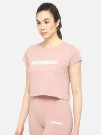 Legacy Cropped Pink T-Shirt for Women