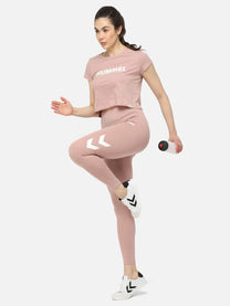 Legacy Cropped Pink T-Shirt for Women