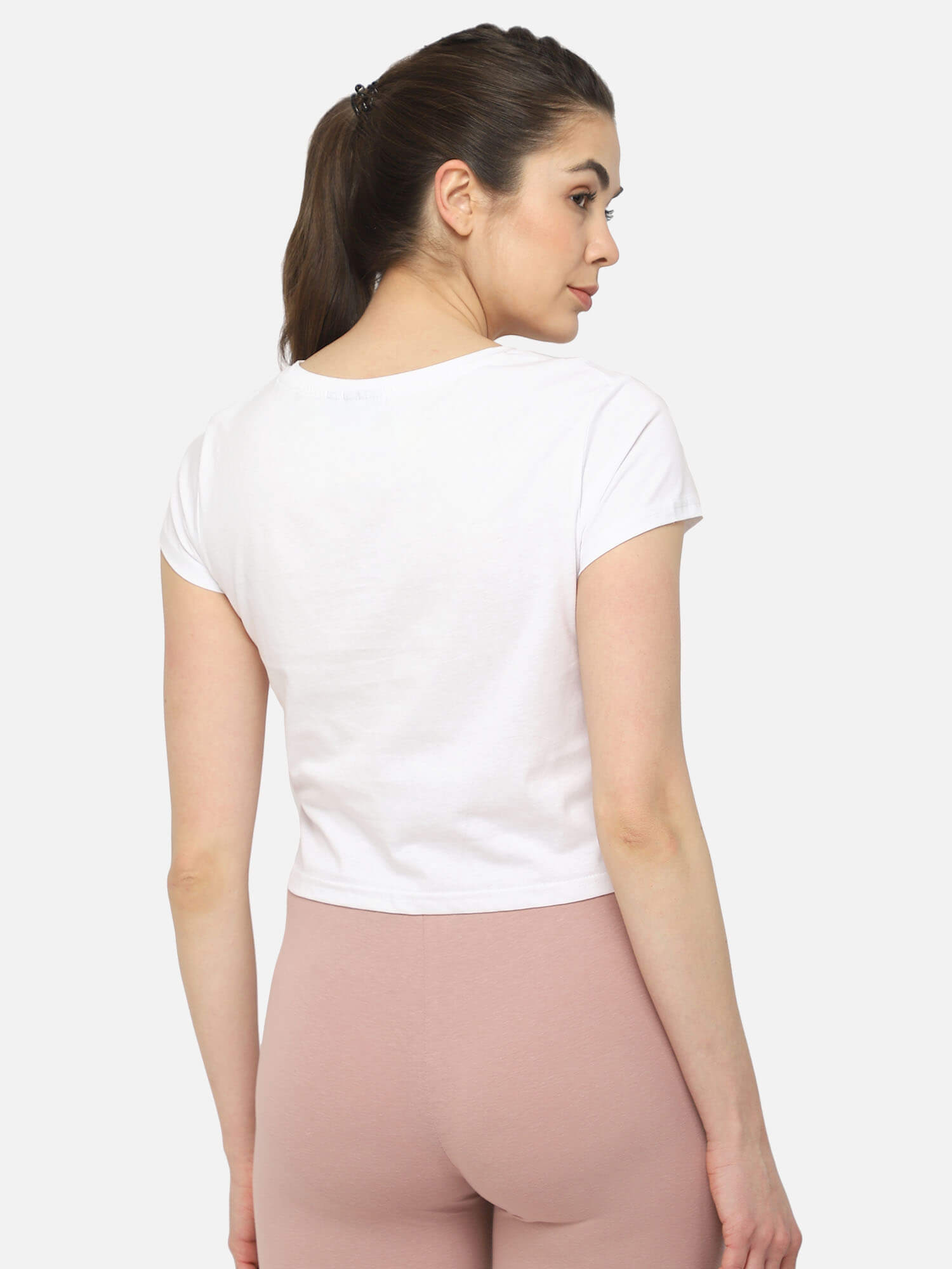 Legacy Cropped White T-Shirt for Women