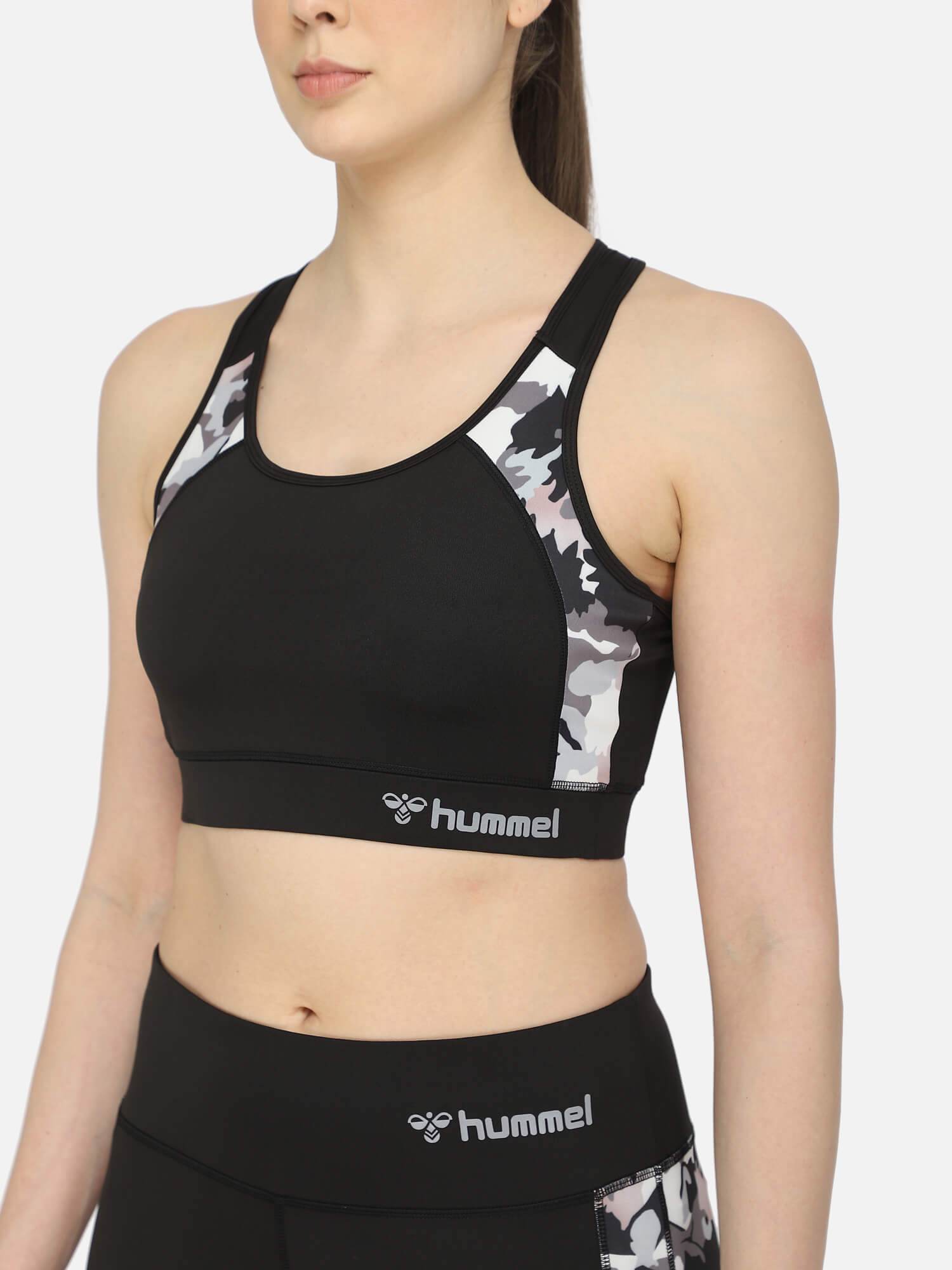 Mia Poly Elastane Bra - Hummel India