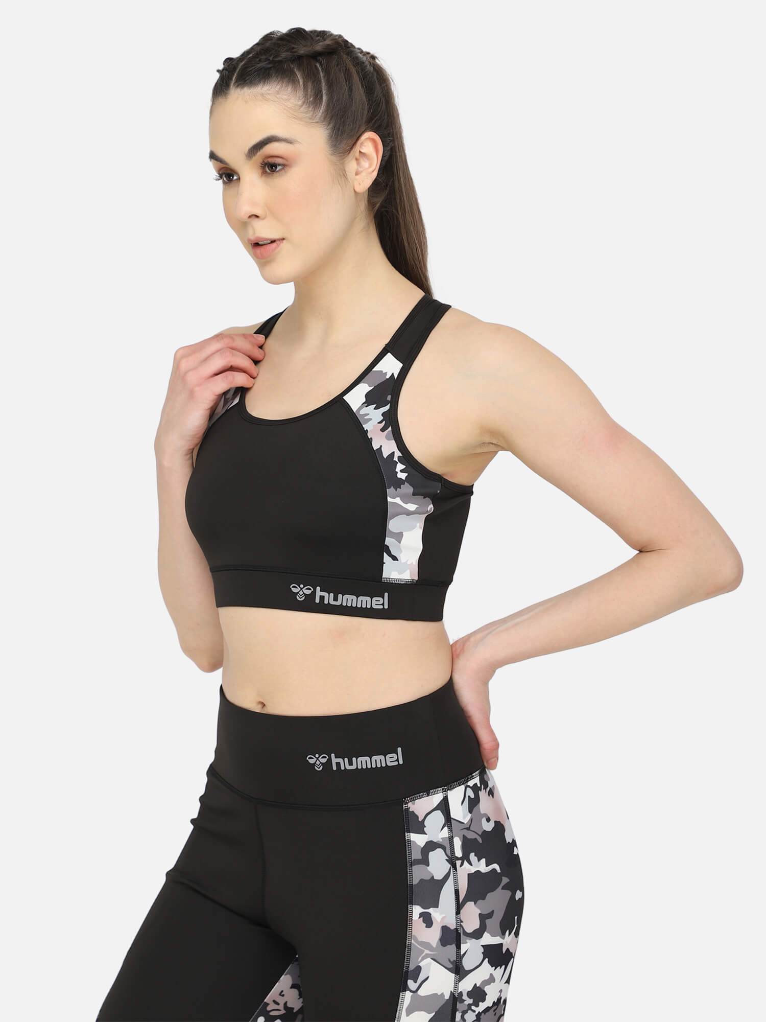 Mia Poly Elastane Bra - Hummel India