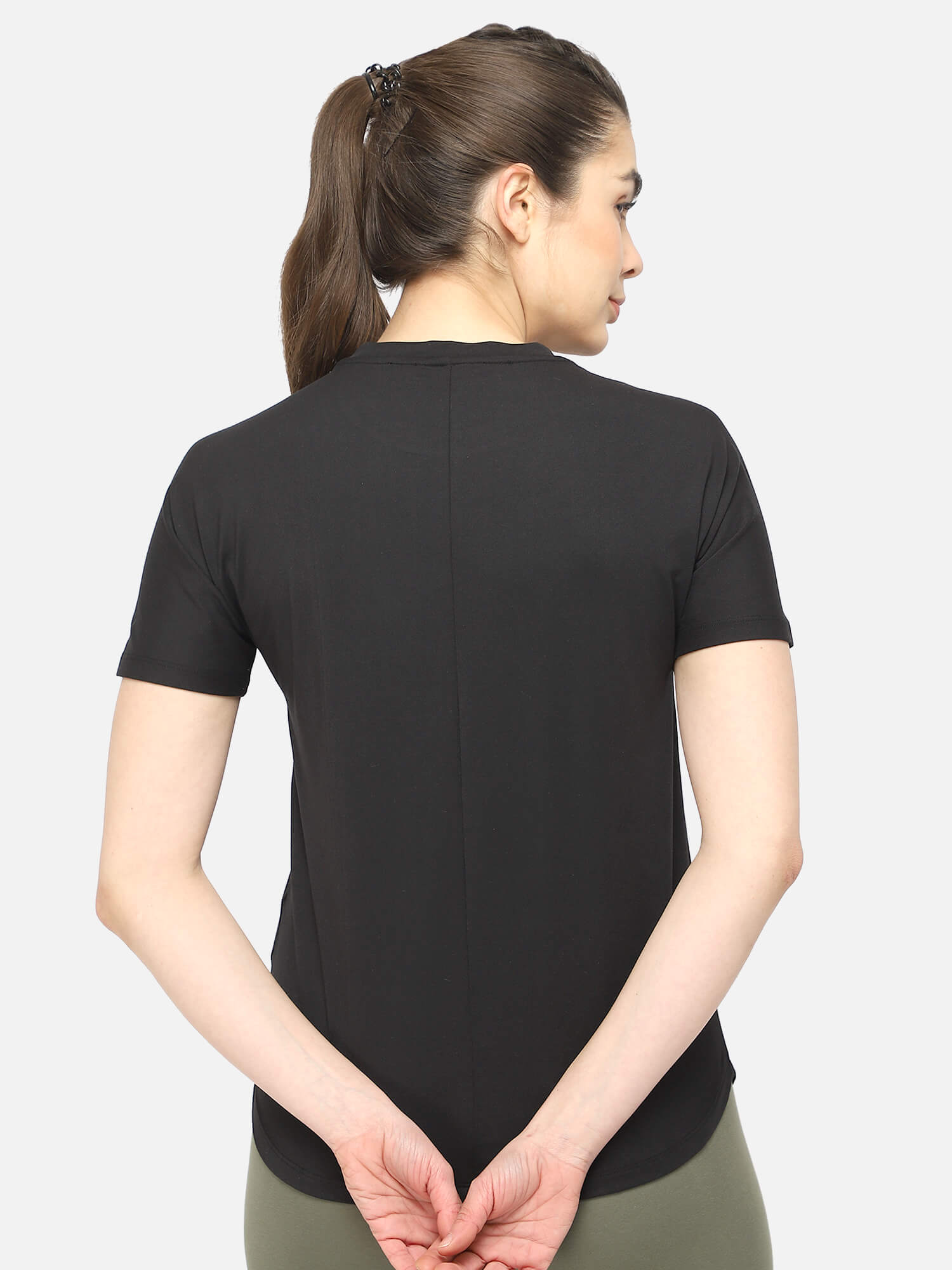 Reese Black T-Shirt for Women