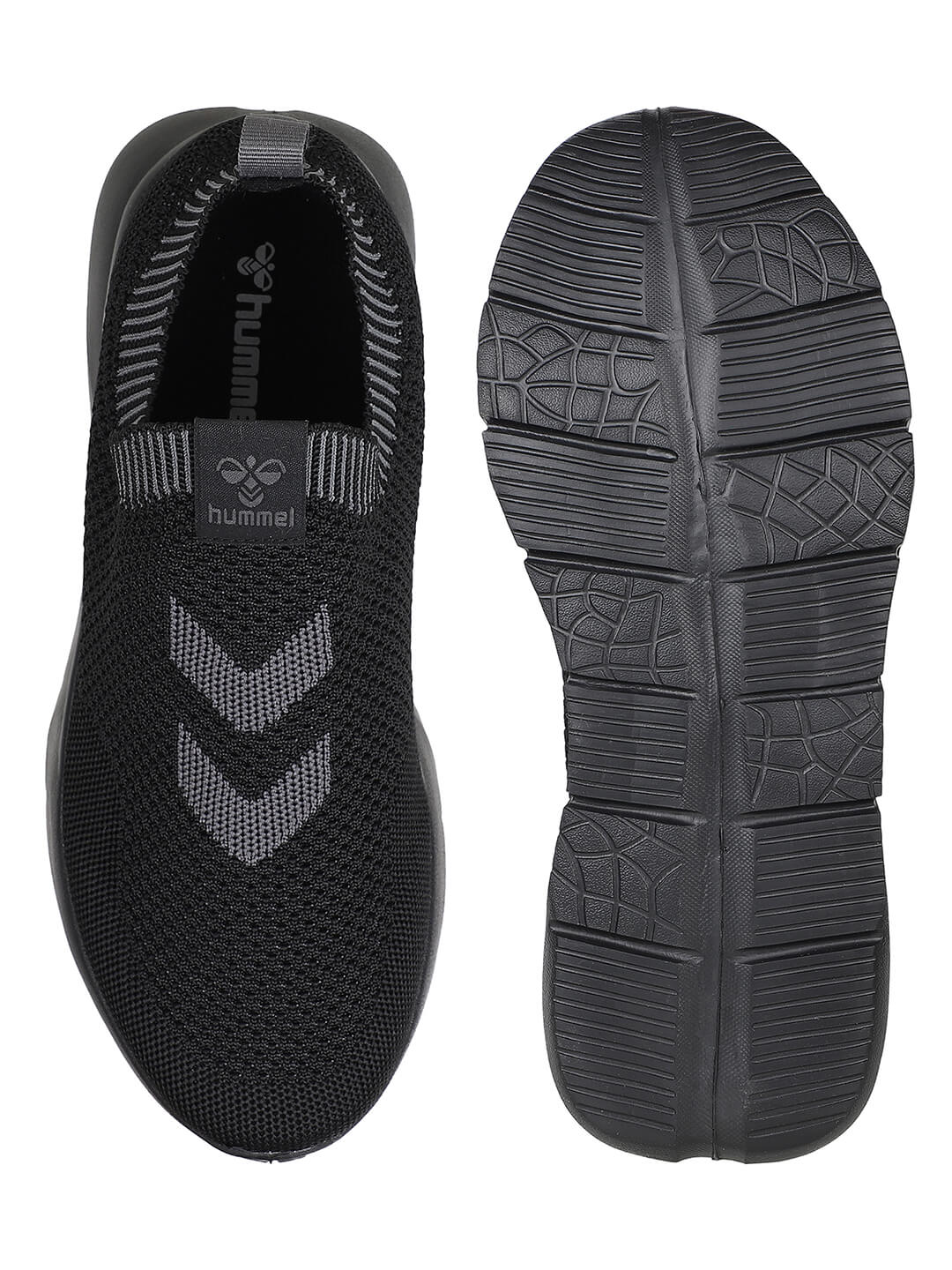 Tatum Seamless Black Slip-Ons for Unisex