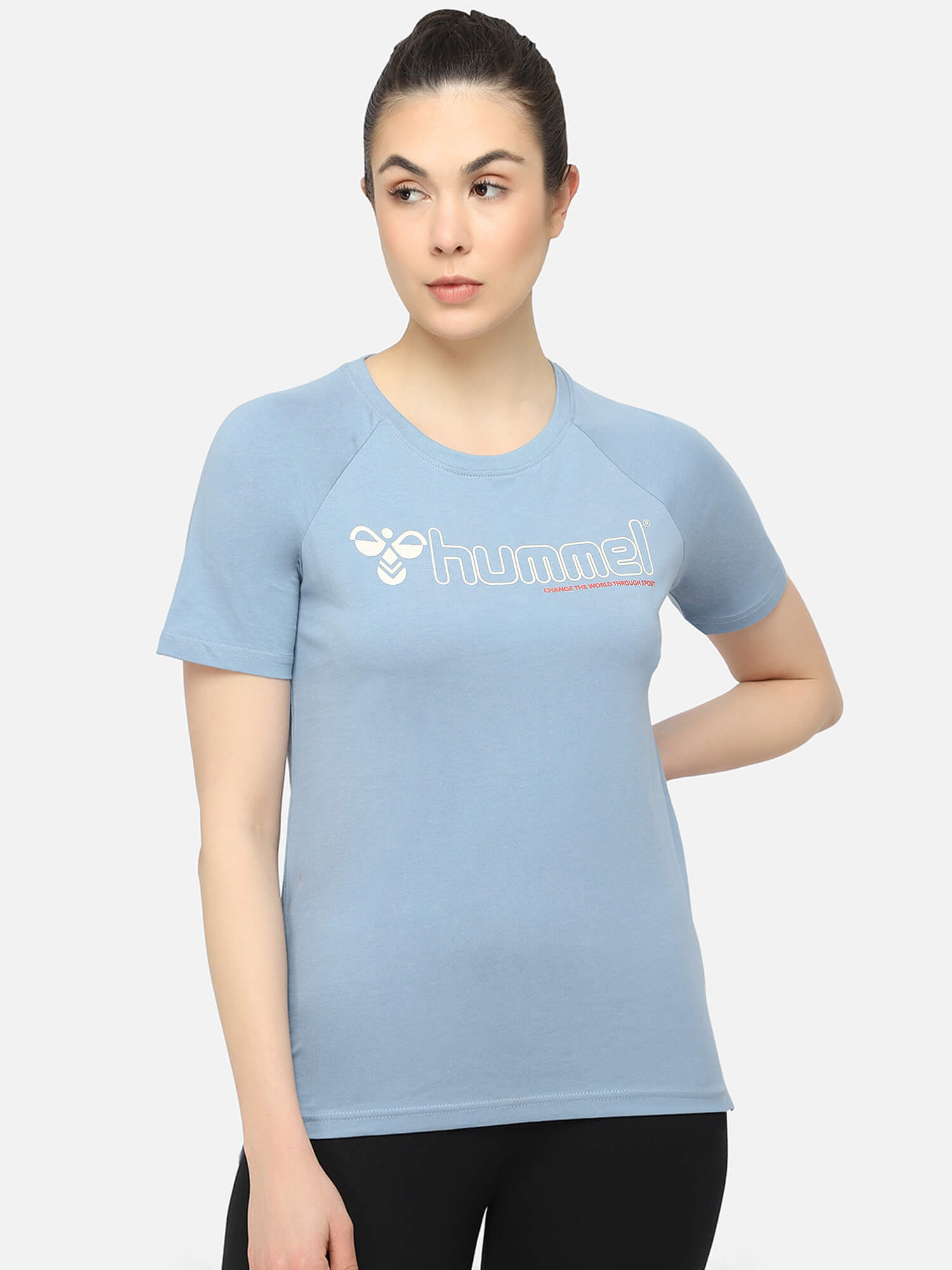 Zenia Blue T-Shirt for Women