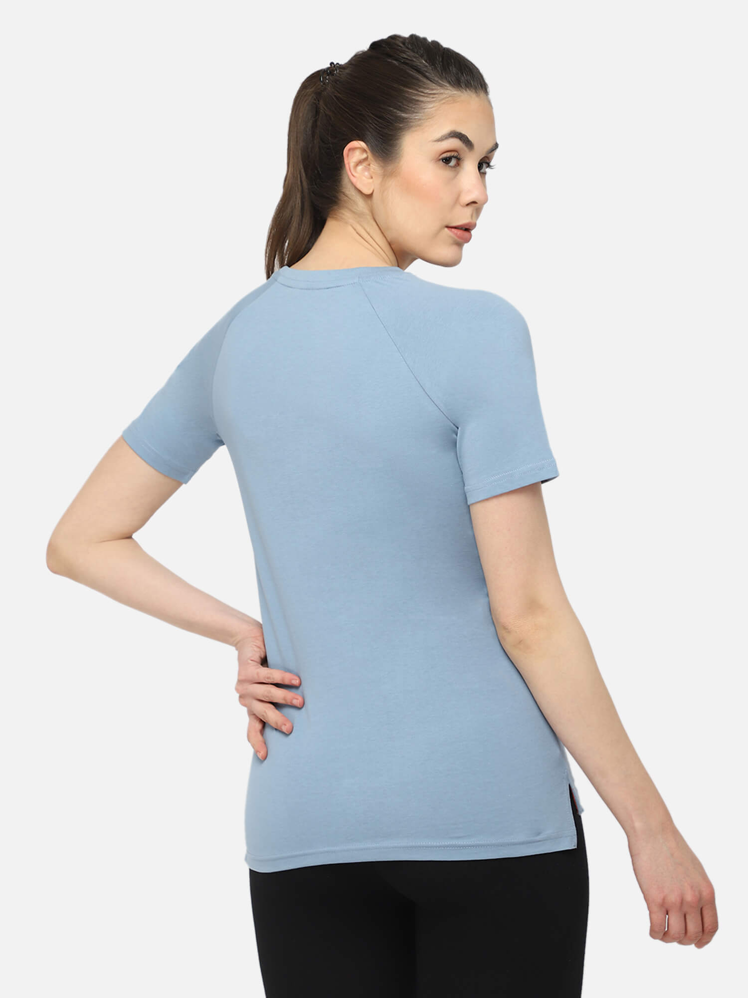 Zenia Blue T-Shirt for Women