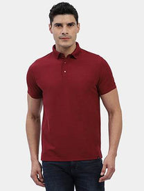 Hummel Men Maroon Jaye Sports Polo Collar Tshirt - Hummel India