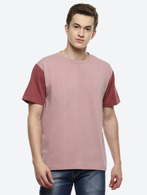 Twin Color Block Oversized T-Shirt