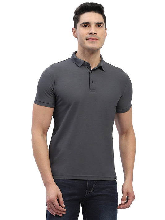 Hummel Men Jaye Grey Golf Polo Tshirt